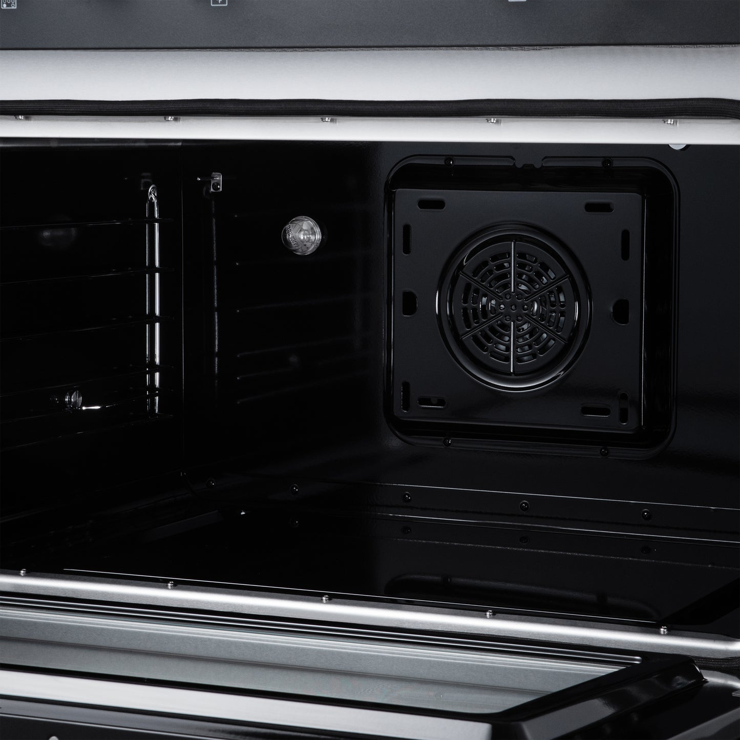 Torino 36 Inch Induction Range, 10,900W cooktop, 5.36 cf. True Convection Oven, Air Fry, Air Sous Vide, Smudge Resistant, Black - Forno Appliances