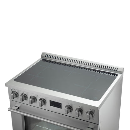 Cuisinière à induction Forno Torino de 36 pouces avec convection véritable et friture à air