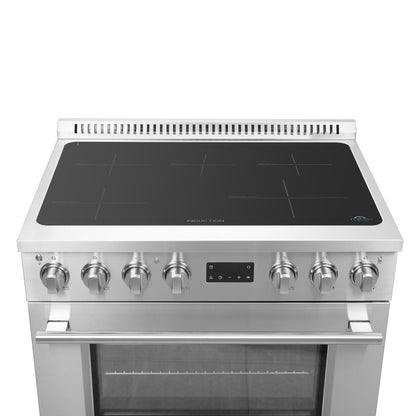 Cuisinière à induction Forno Torino de 36 pouces avec convection véritable et friture à air