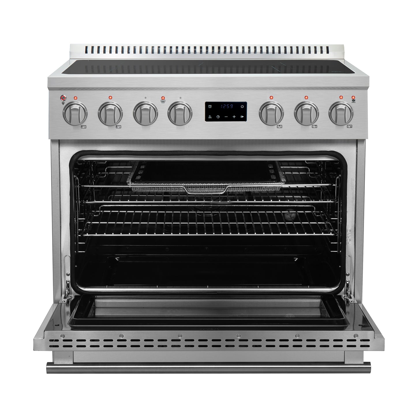 Cuisinière à induction Forno Torino de 36 pouces avec convection véritable et friture à air