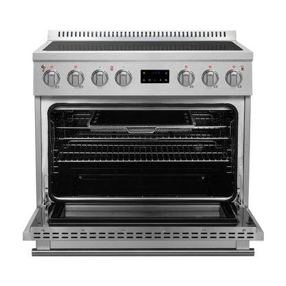 Cuisinière à induction Forno Torino de 36 pouces avec convection véritable et friture à air