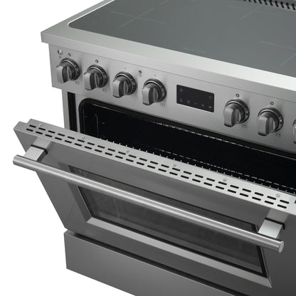 Cuisinière à induction Forno Torino de 36 pouces avec convection véritable et friture à air