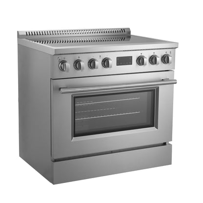 Cuisinière à induction Forno Torino de 36 pouces avec convection véritable et friture à air
