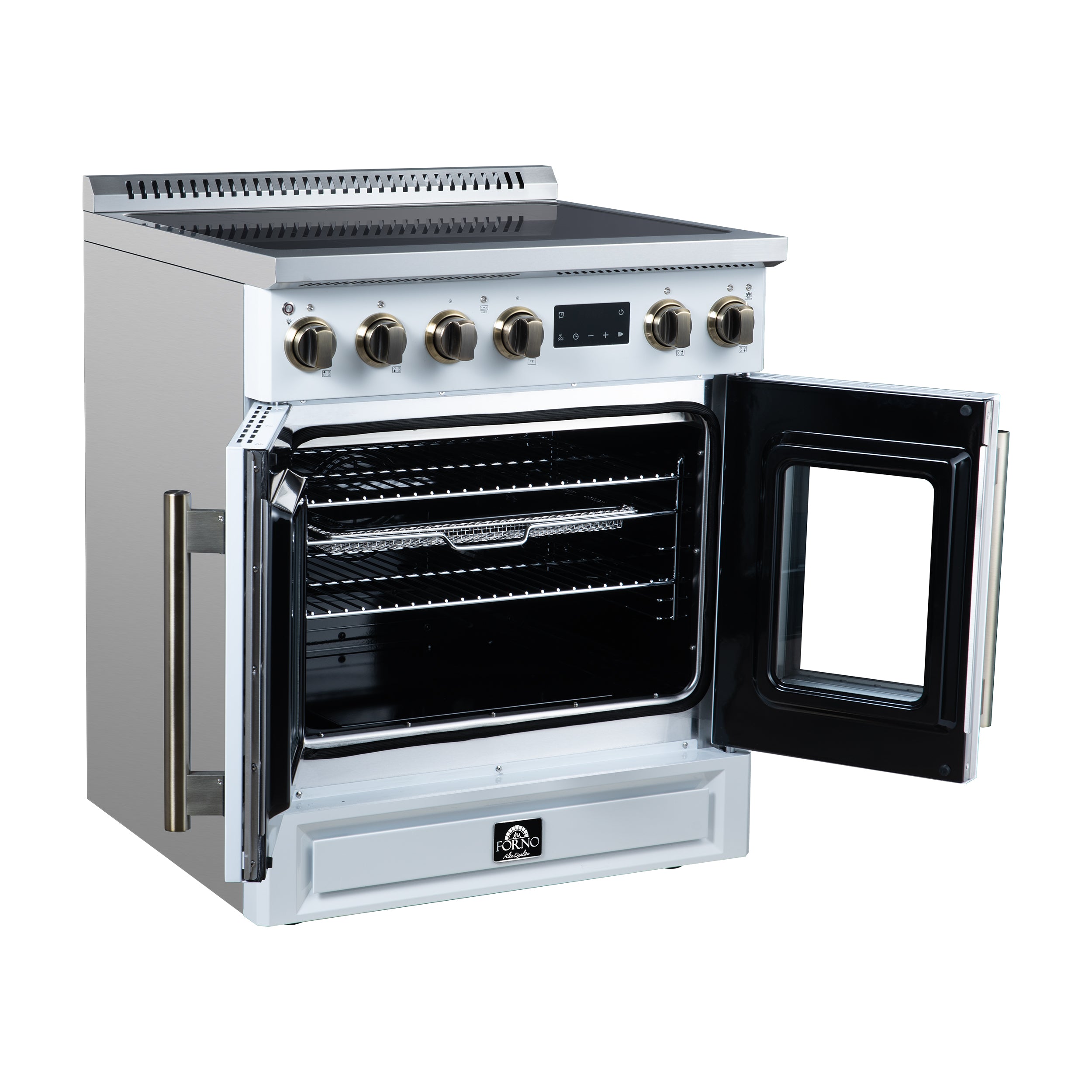 nonnoi8 ③ Torino French Door 30 Inch Induction Range with Air Fryer, Air