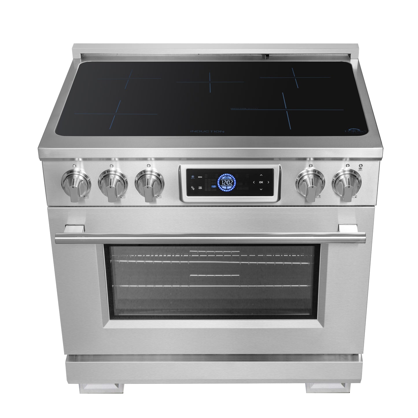 Cocina de inducción Forno Maximus de 36 pulgadas con freidora de aire