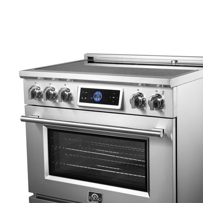 Cocina de inducción Forno Maximus de 36 pulgadas con freidora de aire