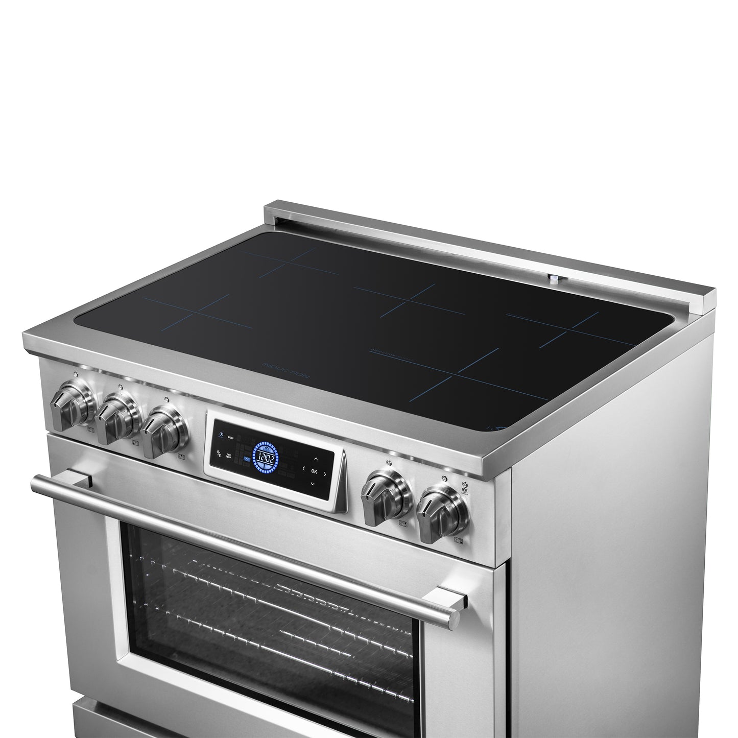 Cocina de inducción Forno Maximus de 36 pulgadas con freidora de aire