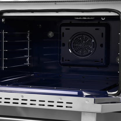 Cocina de inducción Forno Maximus de 36 pulgadas con freidora de aire