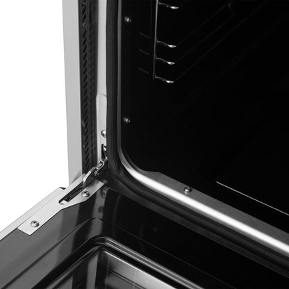 Cuisinière à induction à portes françaises Forno Torino de 30 pouces avec friteuse à air et four à convection véritable