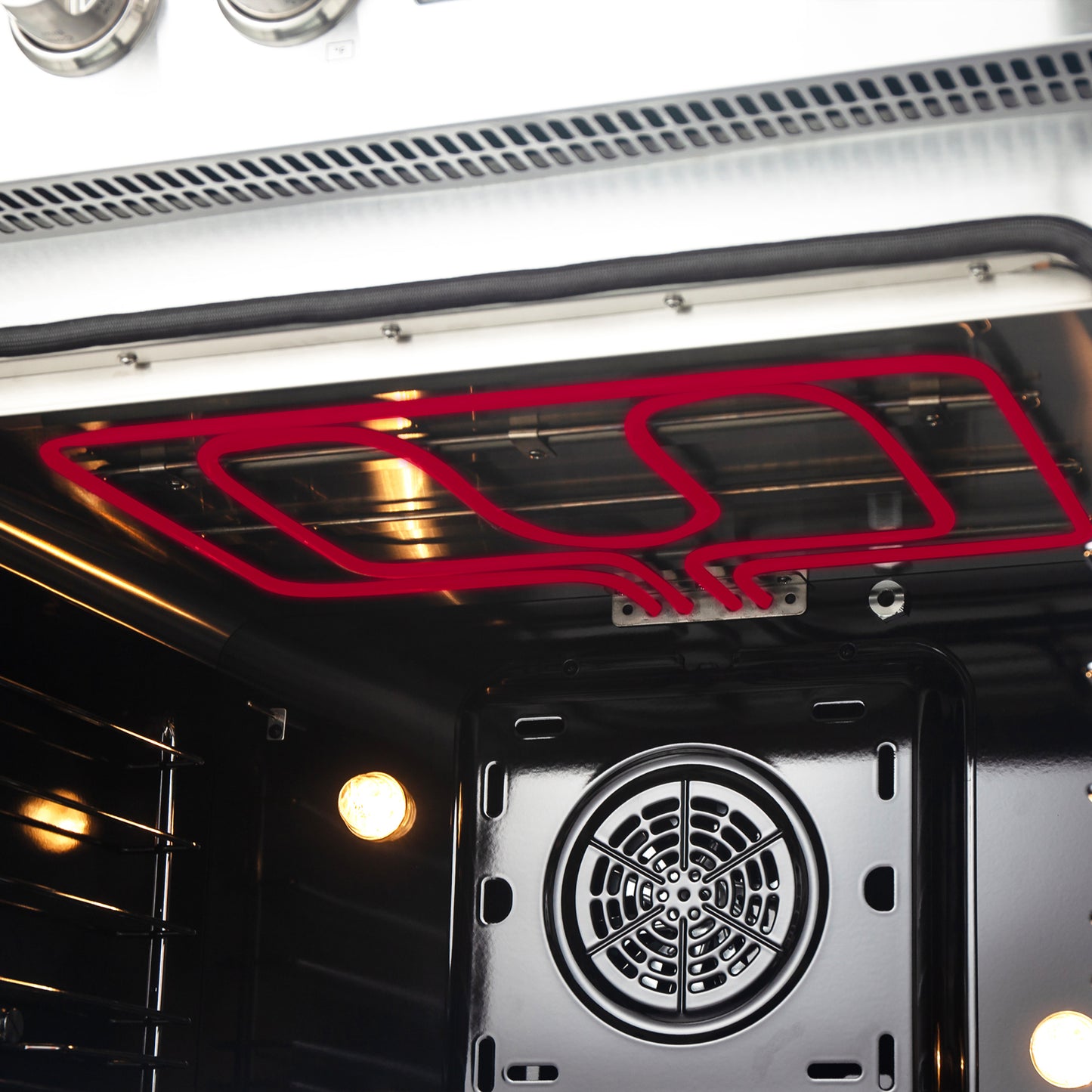 Cuisinière à induction à portes françaises Forno Torino de 36 pouces avec friteuse à air et four à convection véritable