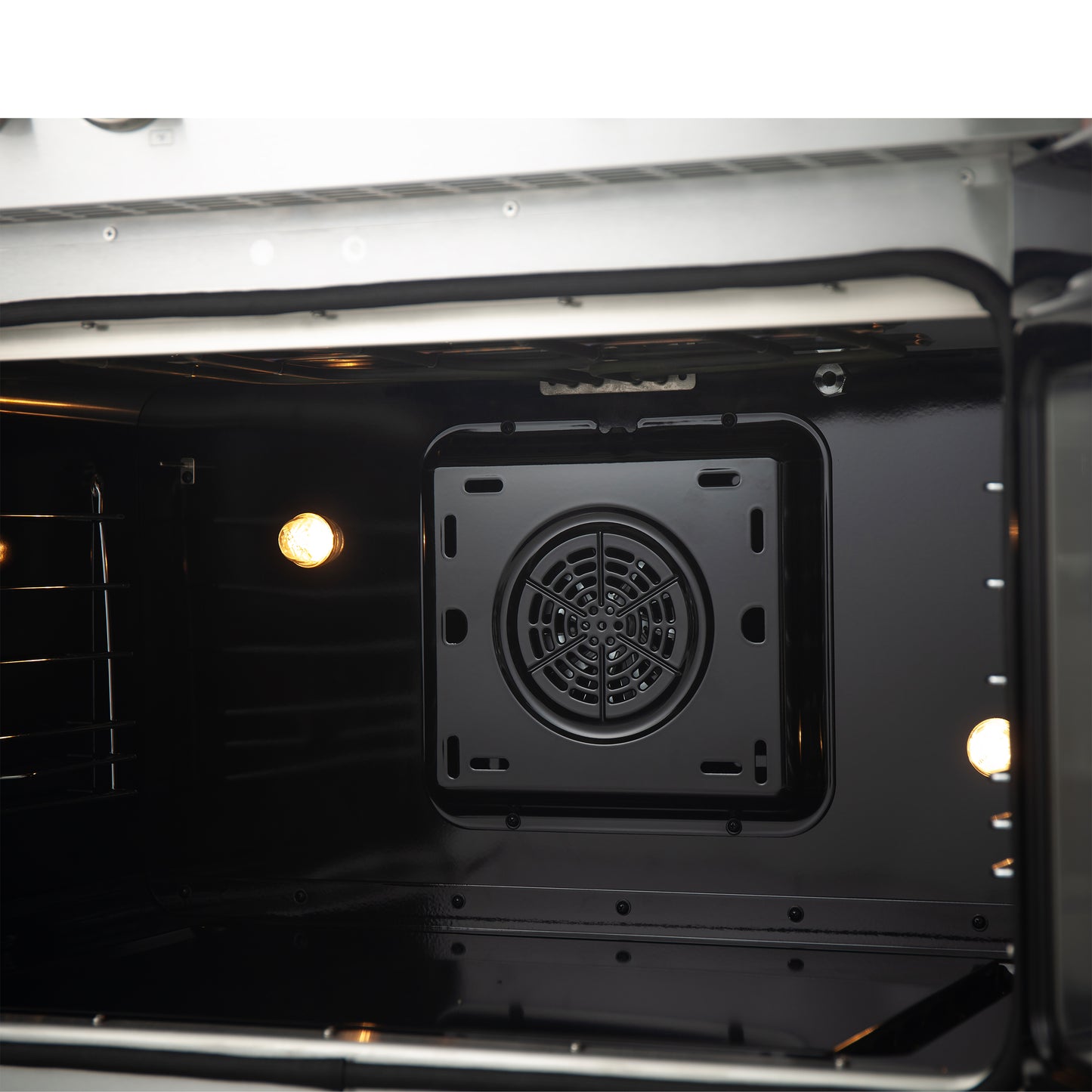 Cuisinière à induction à portes françaises Forno Torino de 36 pouces avec friteuse à air et four à convection véritable