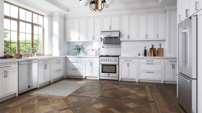 Lave-vaisselle encastré Forno Pozzo de 24 pouces, cuve haute, commandes par le haut, acier inoxydable, 49 dBA, certifié ENERGY STAR