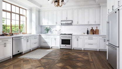 Hotte de cuisinière sous armoire Forno Bari Espresso de 30 pouces, acier inoxydable, 600 pi³/min, éclairage DEL, filtres à chicane lavables au lave-vaisselle, ventilateur à 3 vitesses