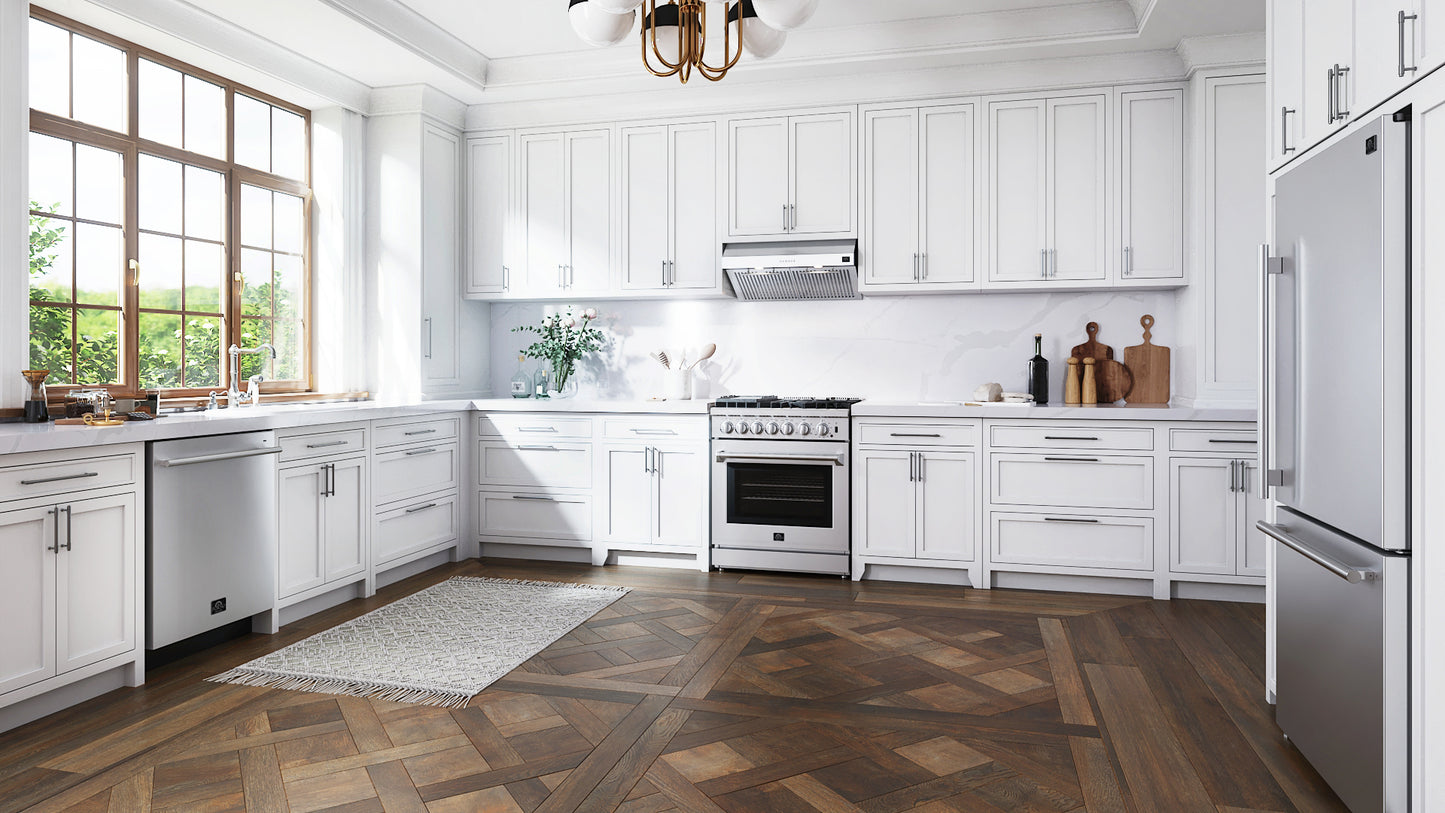 Lave-vaisselle encastrable Forno Romano de 24 pouces, finition en acier inoxydable, cuve en acier inoxydable, 49 dBA, certifié Energy Star