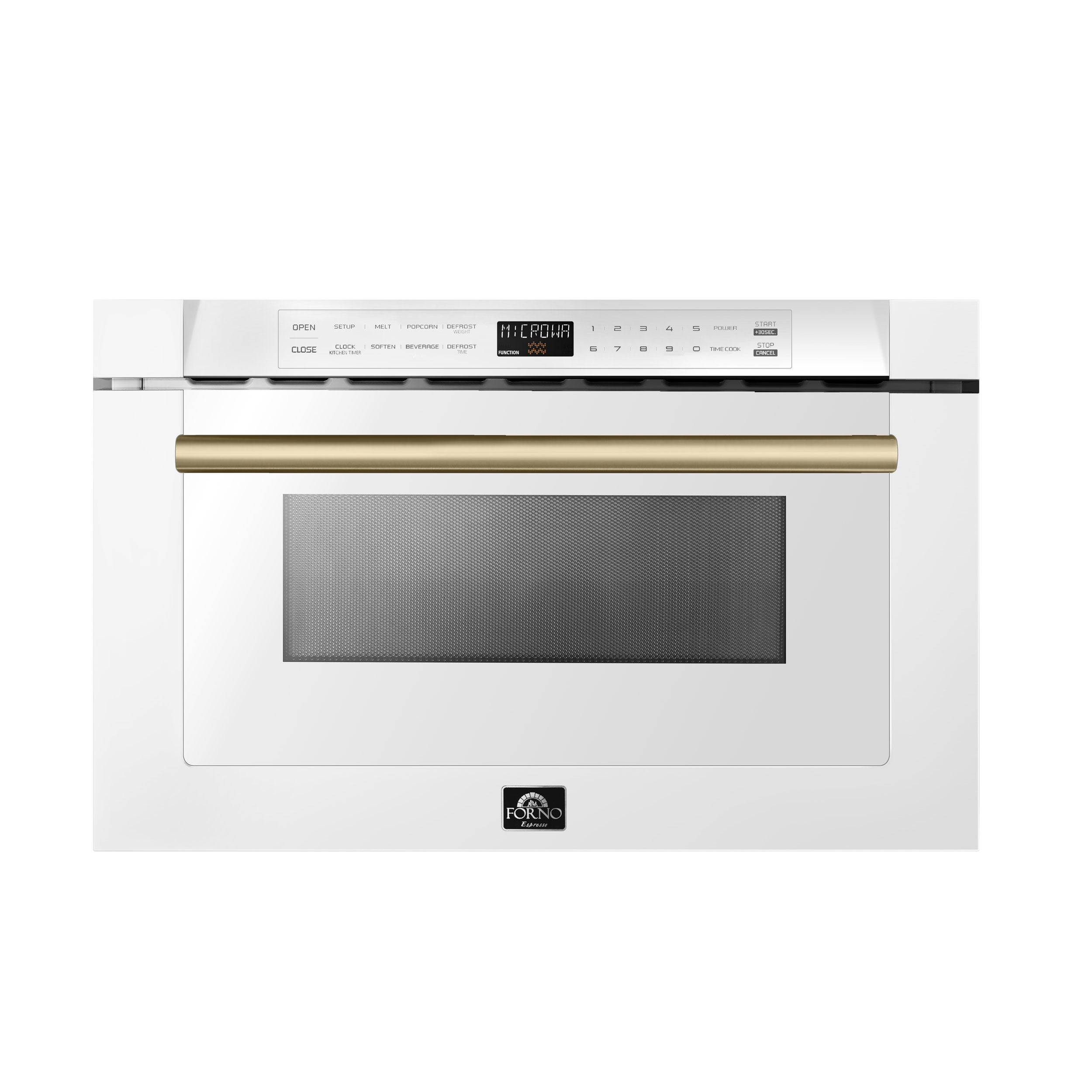 Forno Capoliveri Espresso 24-Inch Microwave Drawer, White, 1.2 cu.ft,