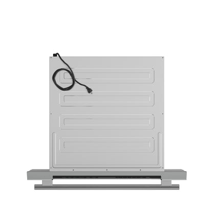 Microondas de cajón Forno Capoliveri de 30 pulgadas, acero inoxidable, 1.2 pies cúbicos, 1000 vatios, integrado, pantalla LCD táctil, apertura y cierre automáticos, 11 niveles de potencia, cocción con sensor