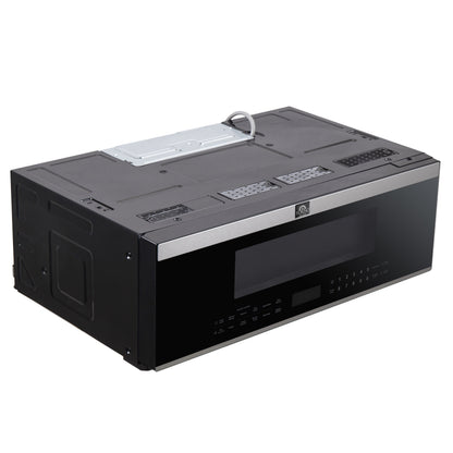 Horno de microondas sobre la estufa Forno Padula, 30 pulgadas, 1.2 pies cúbicos, acero inoxidable, 400 CFM, sensor de cocción