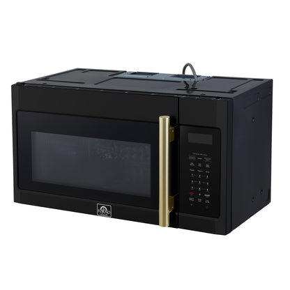 Four à micro-ondes à convection Forno Fornace de 30 pouces, noir – 1,5 pi³, ventilation de 300 pi³/min, commandes tactiles, éclairage DEL