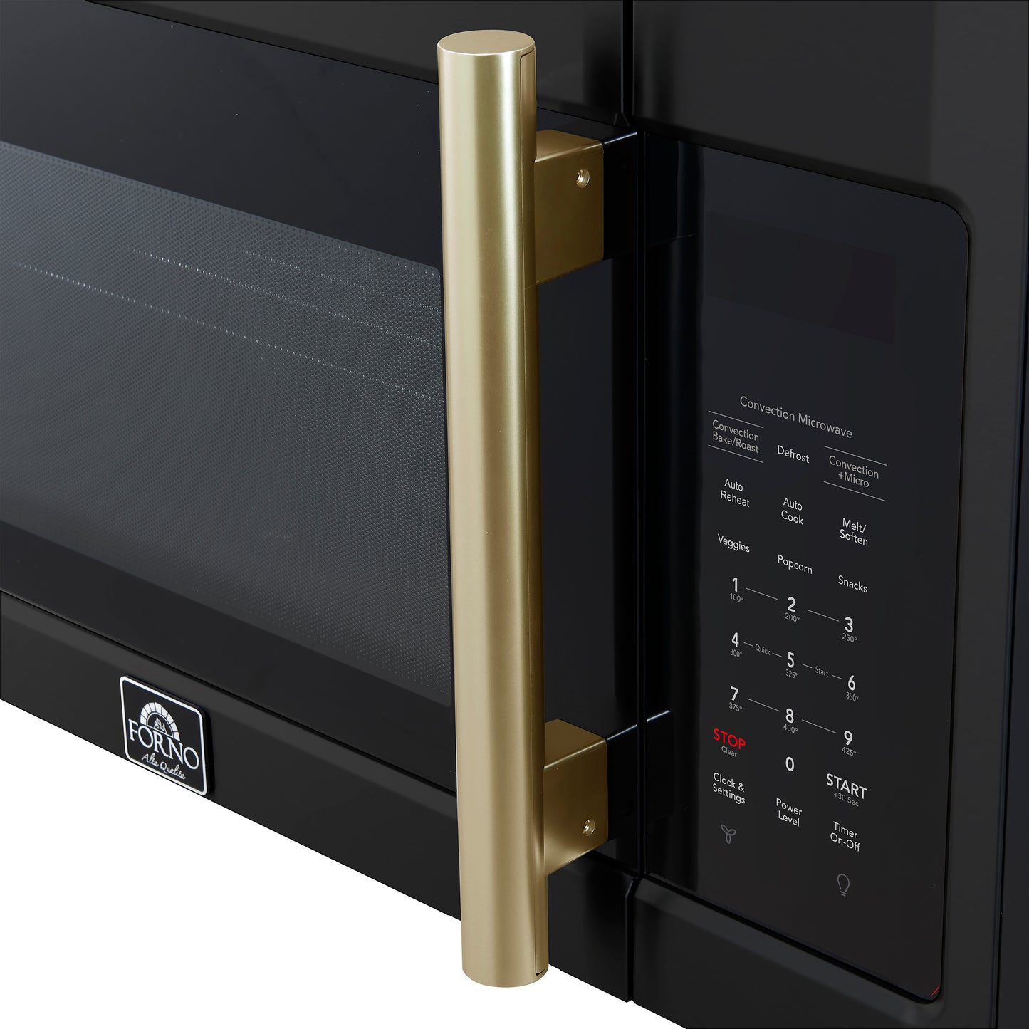 Four à micro-ondes à convection Forno Fornace de 30 pouces, noir – 1,5 pi³, ventilation de 300 pi³/min, commandes tactiles, éclairage DEL