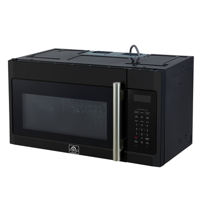 Four à micro-ondes à convection Forno Fornace de 30 pouces, noir – 1,5 pi³, ventilation de 300 pi³/min, commandes tactiles, éclairage DEL