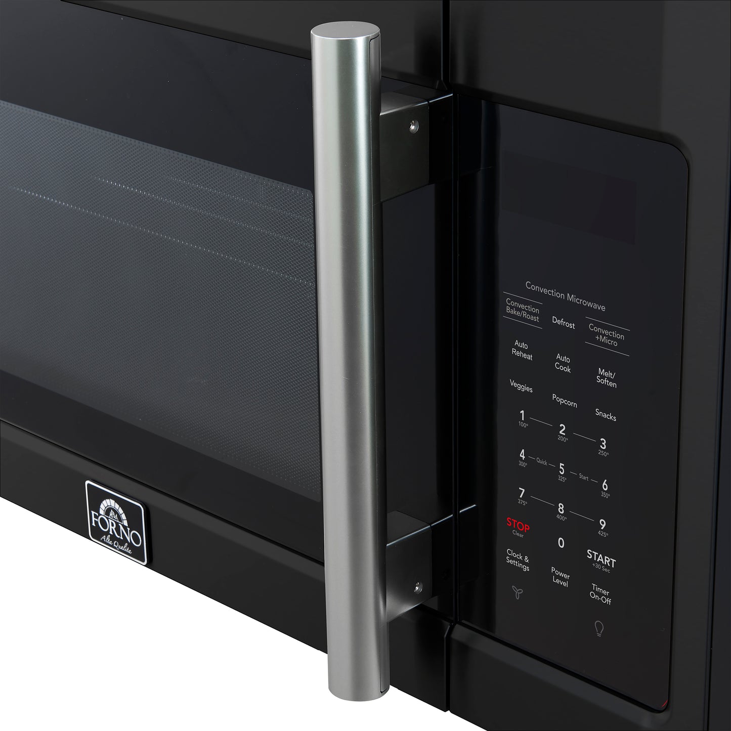 Four à micro-ondes à convection Forno Fornace de 30 pouces, noir – 1,5 pi³, ventilation de 300 pi³/min, commandes tactiles, éclairage DEL