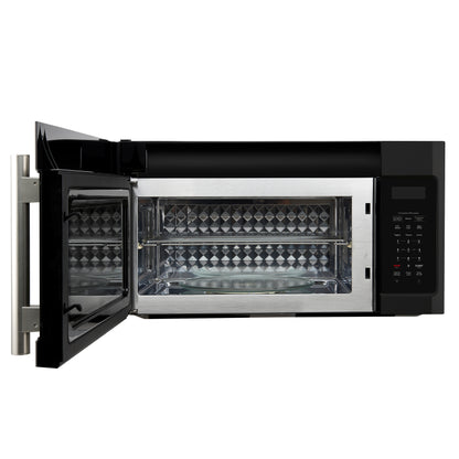 Four à micro-ondes à convection Forno Fornace de 30 pouces, noir – 1,5 pi³, ventilation de 300 pi³/min, commandes tactiles, éclairage DEL