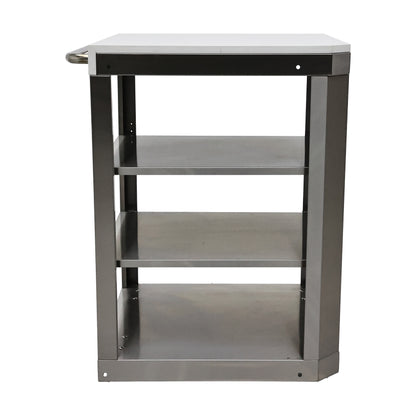 Barbacoa FORNO Bulnes de 40 pulgadas, 95,000 BTU, 5 quemadores, quemador infrarrojo para sellar y asar, con quemador lateral, cocina exterior de acero inoxidable con centro de bebidas de 1.8 pies cúbicos y encimeras de piedra sinterizada blanca.