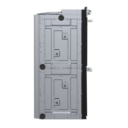 Horno de pared doble Forno Vomero de 30 pulgadas, acero inoxidable, capacidad total de 10 pies cúbicos, convección de 7100 W, controles mecánicos, función de autolimpieza