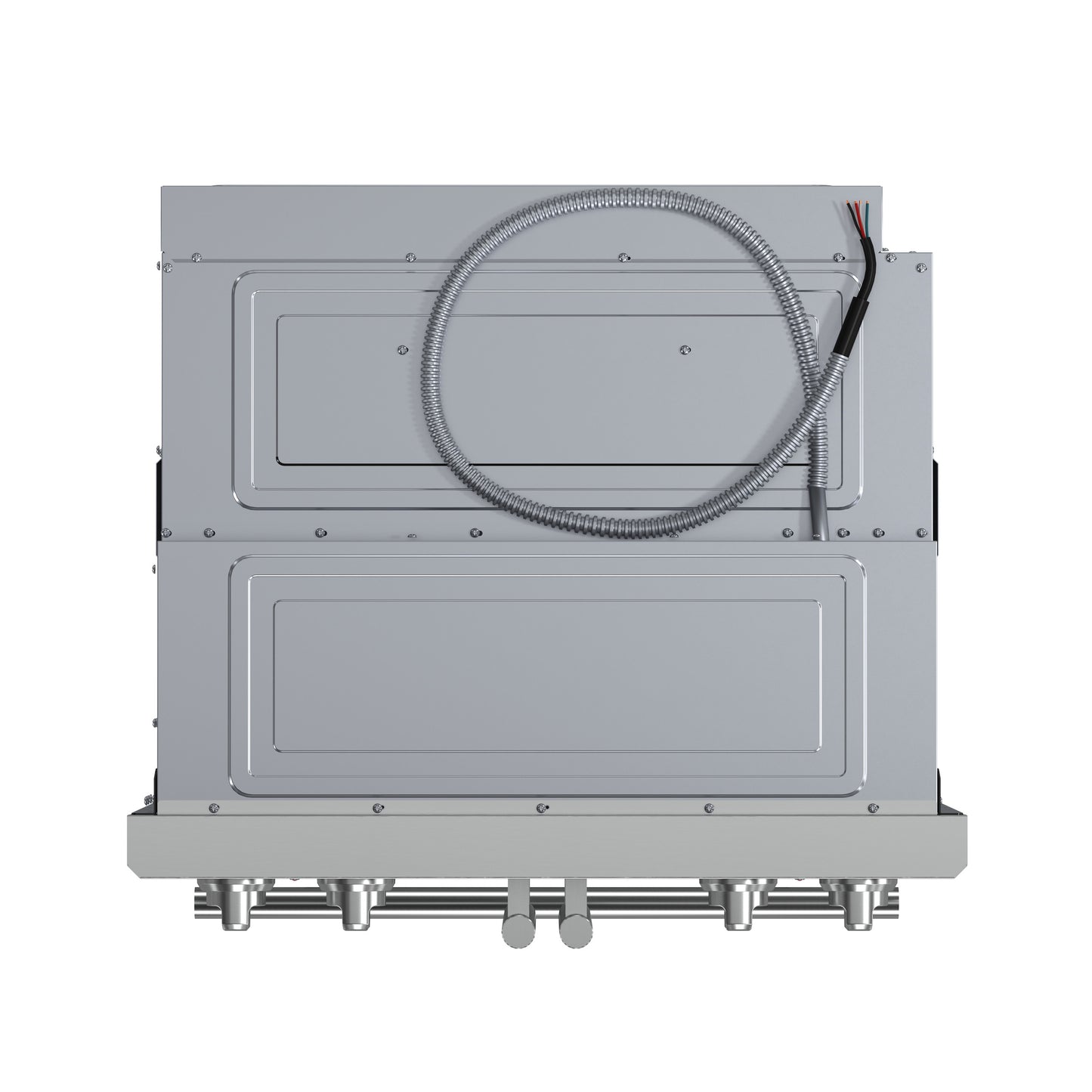 Horno de pared eléctrico doble Forno Asti de 30 pulgadas con puertas francesas superiores en acero inoxidable, 7.36 pies cúbicos, doble convección real, 7200 W, freidora de aire, sous vide, autolimpieza