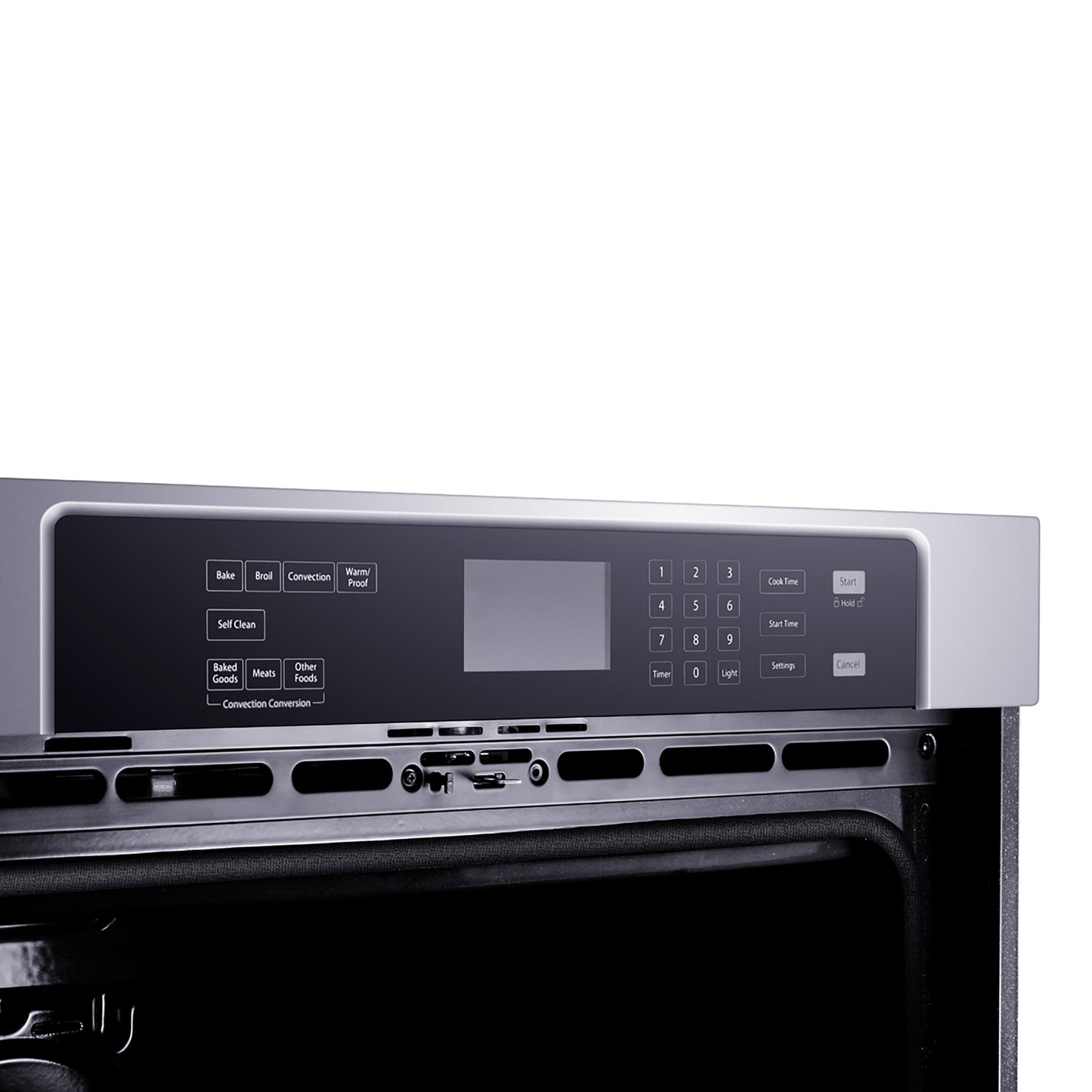 Four mural électrique Forno Villarosa de 30 pouces, acier inoxydable, capacité de 5 pi³, friture à air, nettoyage à la vapeur, commandes tactiles en verre