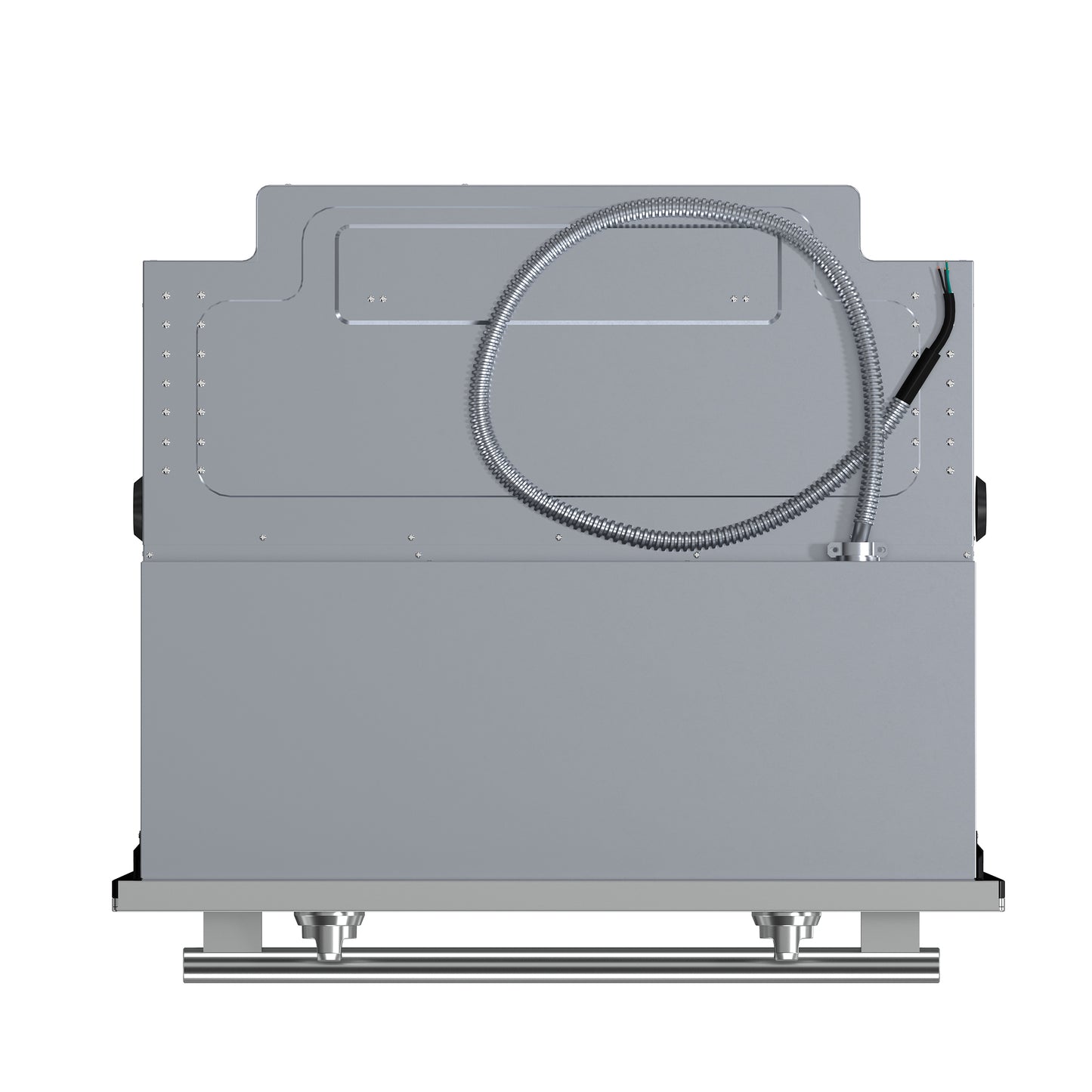 Horno de pared Forno Vomero de 30 pulgadas, acero inoxidable, capacidad de 5 pies cúbicos, 3550 vatios de convección, controles mecánicos, función de autolimpieza