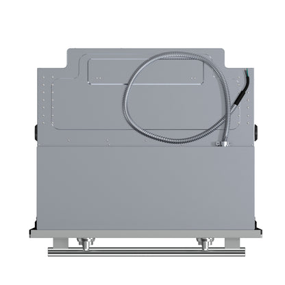 Horno de pared Forno Vomero de 30 pulgadas, acero inoxidable, capacidad de 5 pies cúbicos, 3550 vatios de convección, controles mecánicos, función de autolimpieza