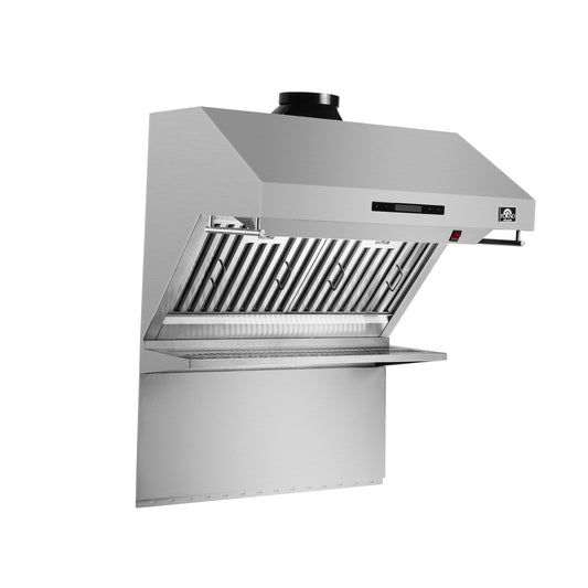 Forno Savona 30-Inch Wall Mount Range Hood, Baffle Filters, Backsplash Included - Forno Appliances