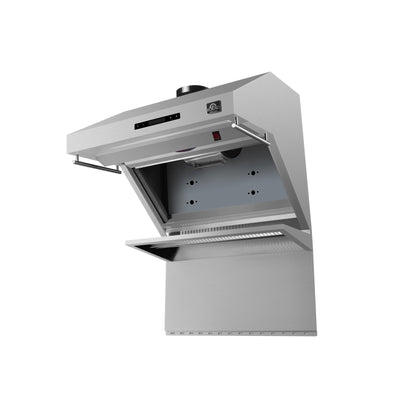 Forno Savona 30-Inch Wall Mount Range Hood, Baffle Filters, Backsplash Included - Forno Appliances