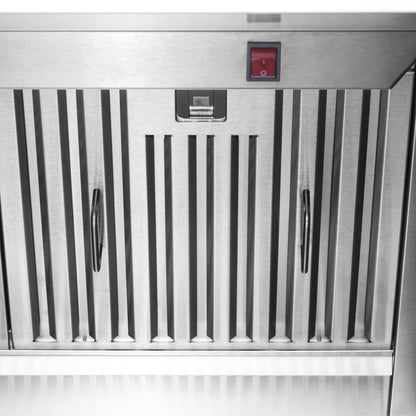 Forno Savona 36-Inch Wall Mount Range Hood, Baffle Filters, Backsplash Included - Forno Appliances