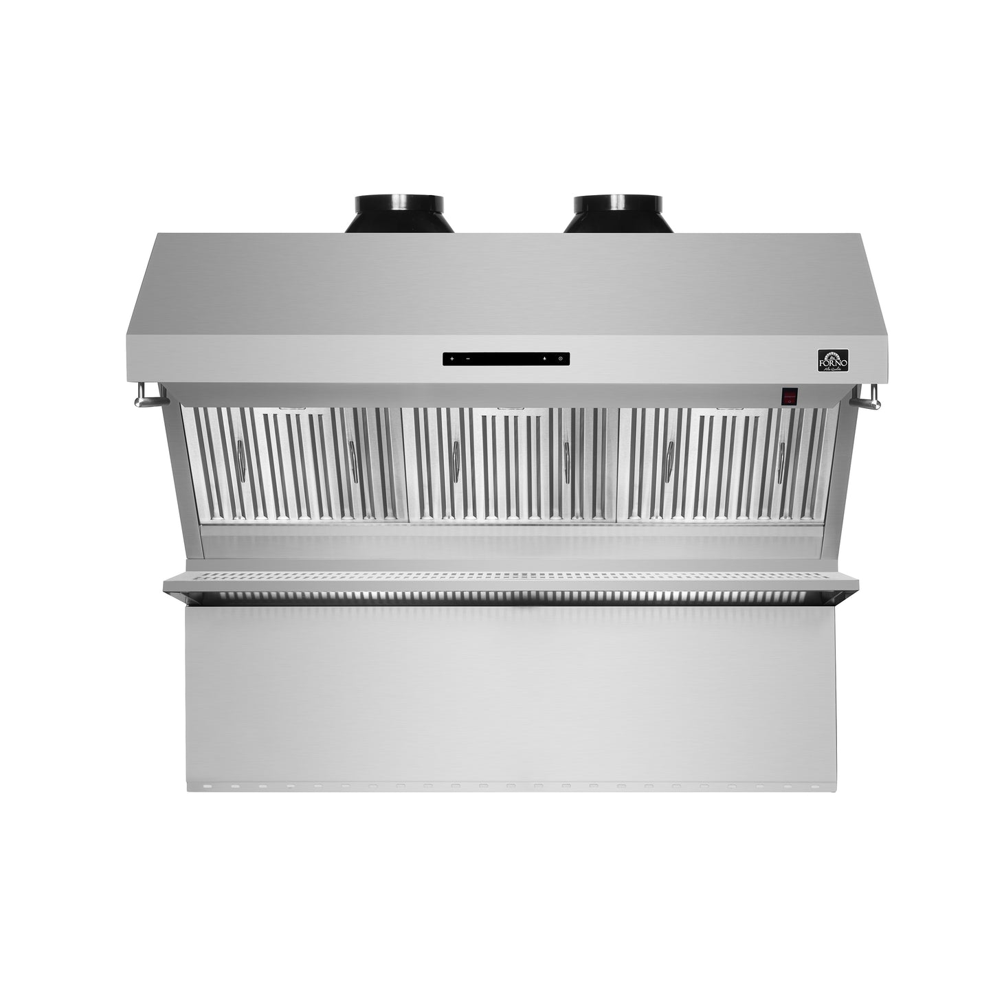 Forno Savona 48-Inch Wall Mount Range Hood, Baffle Filters, Backsplash Included - Forno Appliances