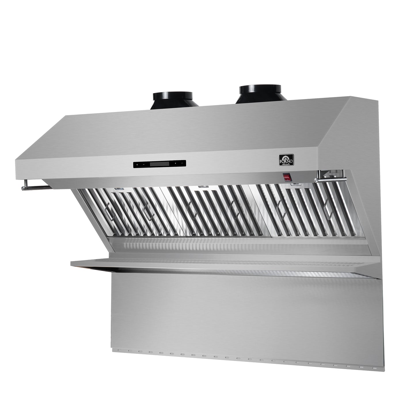 Forno Savona 48-Inch Wall Mount Range Hood, Baffle Filters, Backsplash Included - Forno Appliances