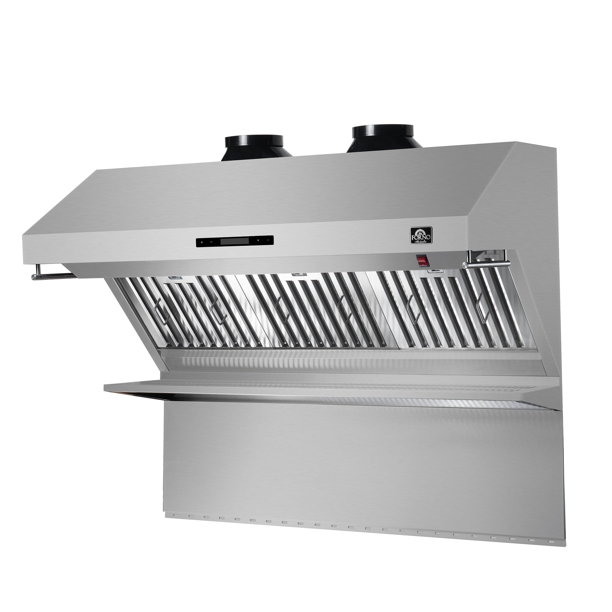 Forno Savona 48-Inch Wall Mount Range Hood, Baffle Filters, Backsplash Included - Forno Appliances