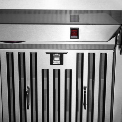 Savona 60-Inch Hotte Murale, Filtres À Chicane & Dosseret, Lampes Chauffantes