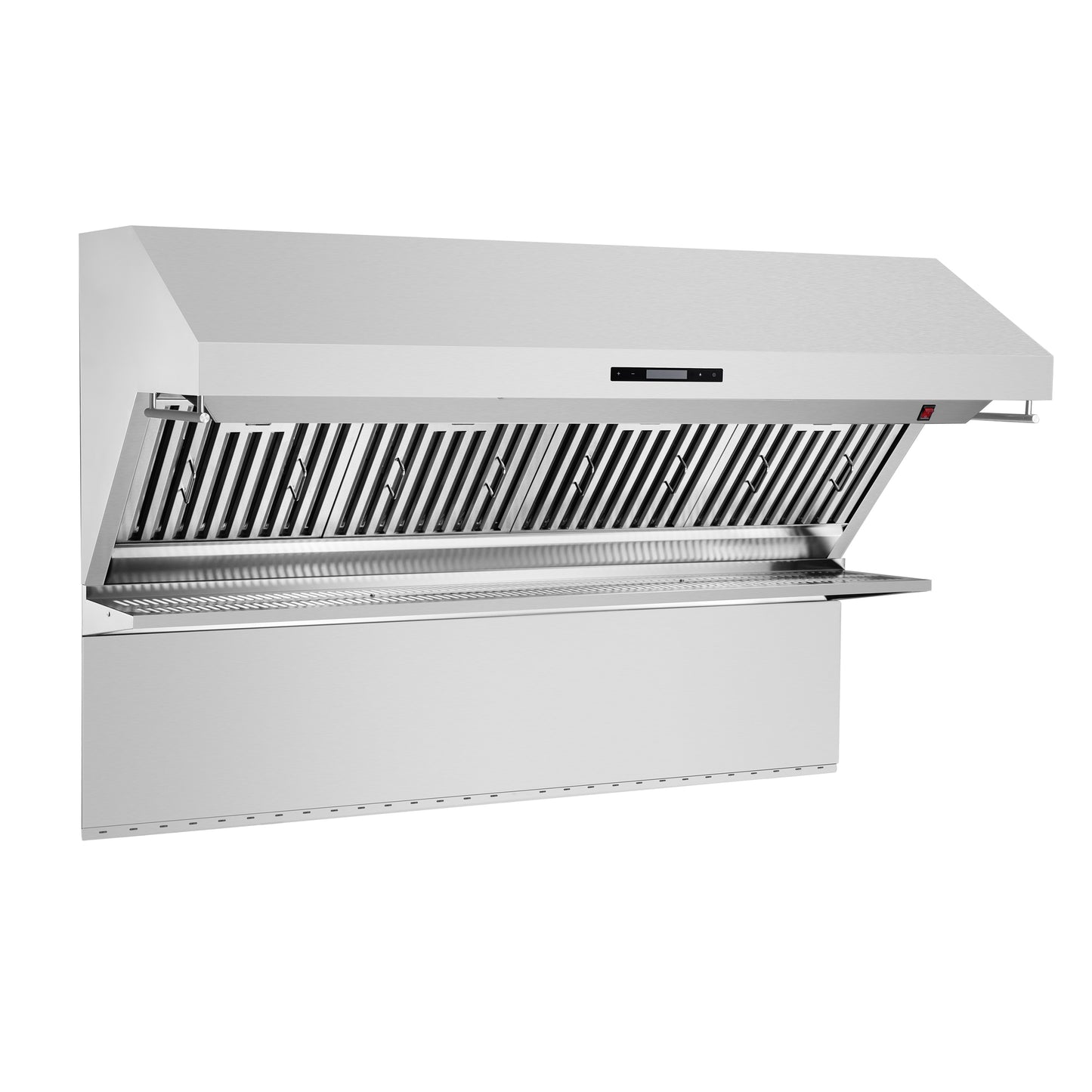 Savona 60-Inch Hotte Murale, Filtres À Chicane & Dosseret, Lampes Chauffantes