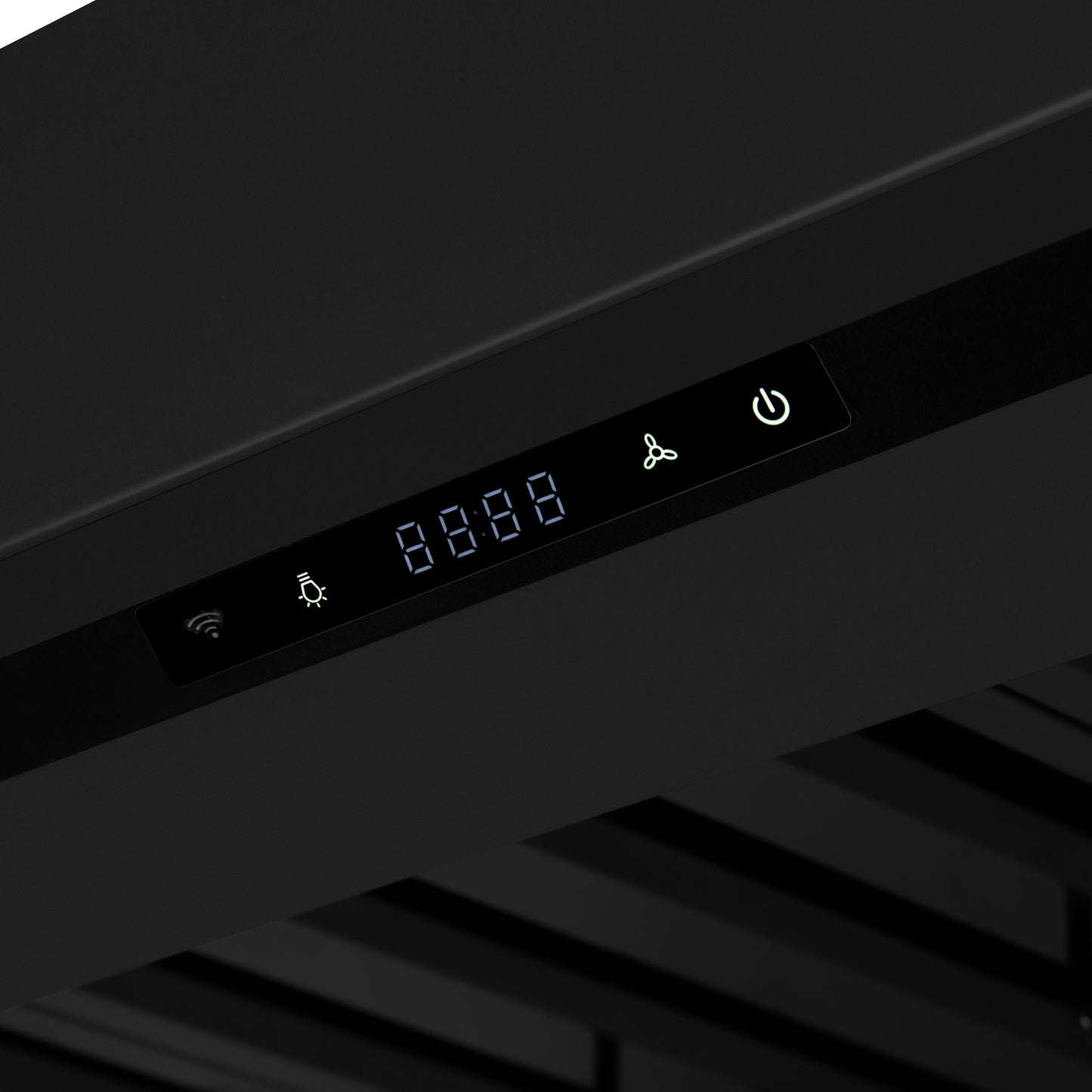 Valente 36" Range Hood in Black with 427 CFM, 3 speeds, Dishwasher safe Baffle filters, LED Lights and Remote Control - Forno Appliances