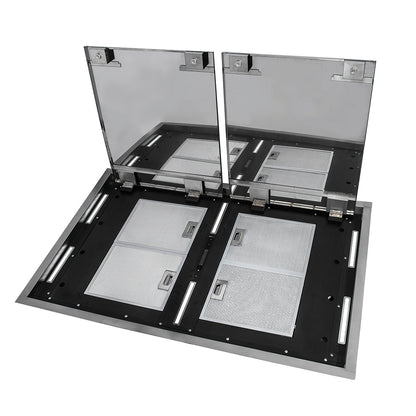 Campana extractora empotrada de techo FORNO Arezzo de 44 pulgadas, motores dobles, 1200 CFM, filtros híbridos, control remoto