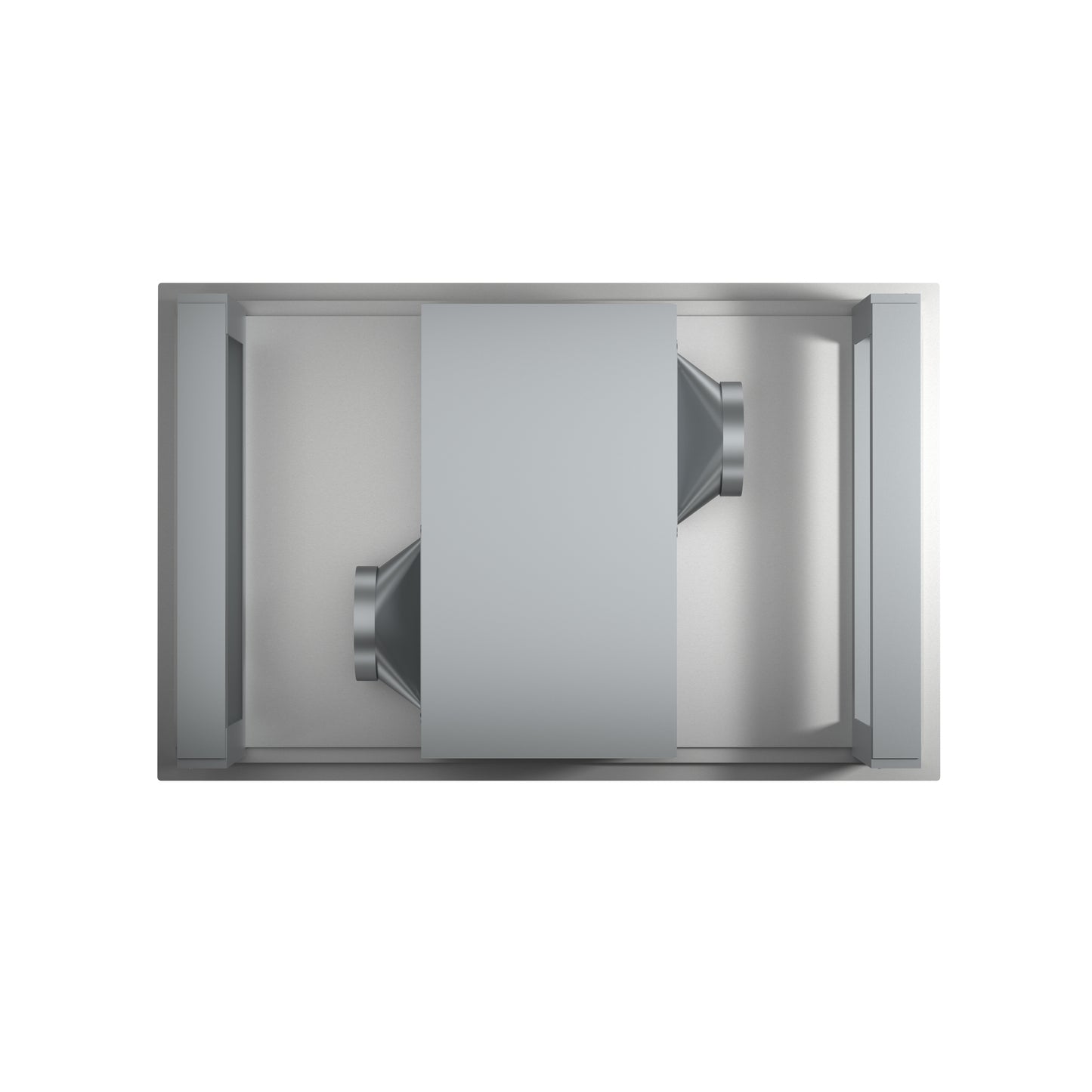 Campana extractora empotrada de techo FORNO Arezzo de 44 pulgadas, motores dobles, 1200 CFM, filtros híbridos, control remoto