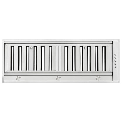 Campana extractora de inserción Forno Frassanito de 30 pulgadas, 450 CFM, filtros deflectores de acero inoxidable, iluminación LED