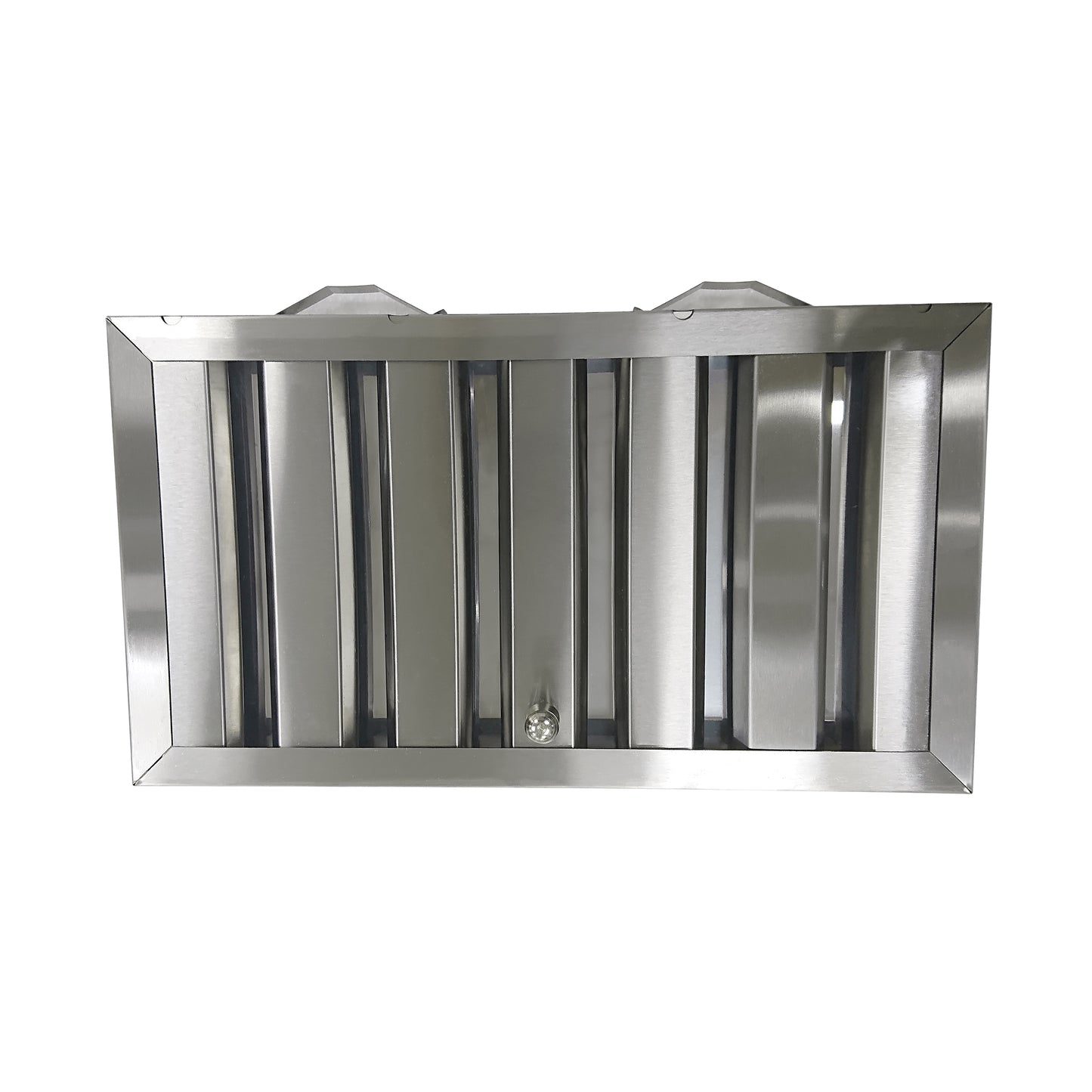 Forno Frassanito Hotte de cuisine encastrée de 30 pouces, 450 CFM, filtres à chicane en acier inoxydable, éclairage LED