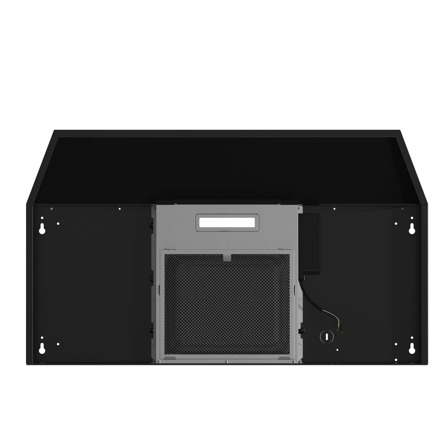Campana extractora Forno Cappa de 30 pulgadas para debajo del gabinete, color negro, 200 CFM, convertible, iluminación LED