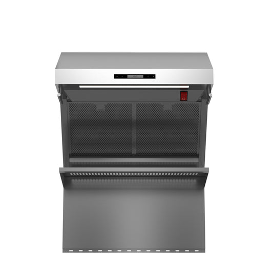 Hotte de cuisinière murale Forno Savona de 30 pouces, filtres hybrides, dosseret inclus