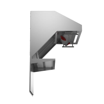 Campana extractora de pared Forno Savona de 30 pulgadas, filtros híbridos, protector contra salpicaduras incluido