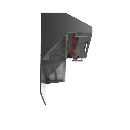 Campana extractora de pared Forno Savona de 60 pulgadas, filtros híbridos, protector contra salpicaduras incluido