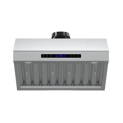 Campana extractora de pared Forno Palazzo de 30 pulgadas, acero inoxidable, filtros deflectores de alta resistencia, control remoto